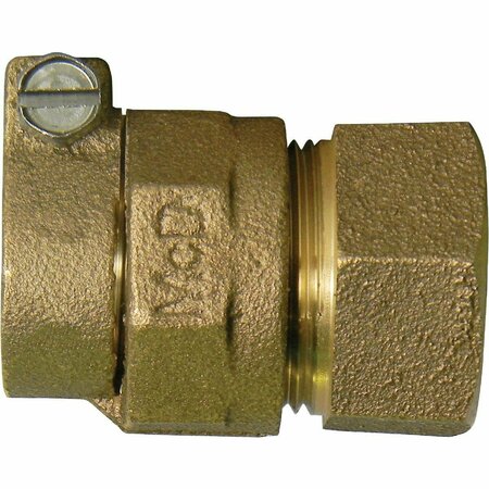 A Y MCDONALD 3/4 In. CTS x 3/4 In. FIPT Brass Low Lead Connector 74754-22 A